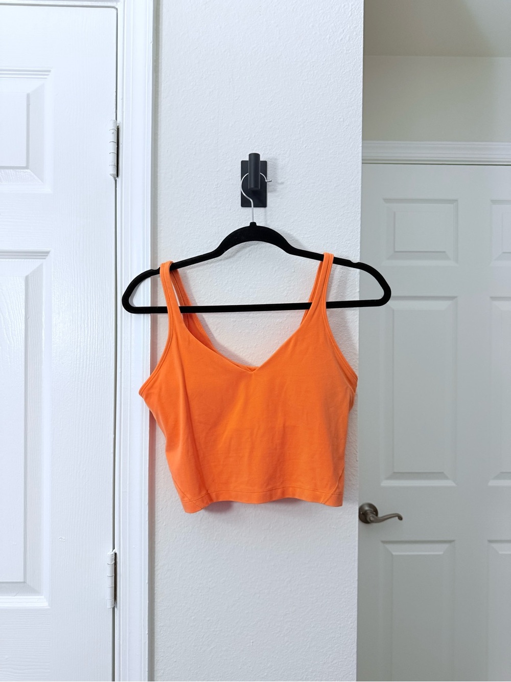 Lululemon Align Orange Cropped Tank Top Size 10